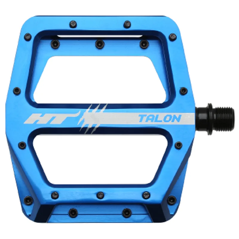 bicycle cleaner comfort-HT Pedals AN71 Talon Platform Pedal CrMo Royal Blue