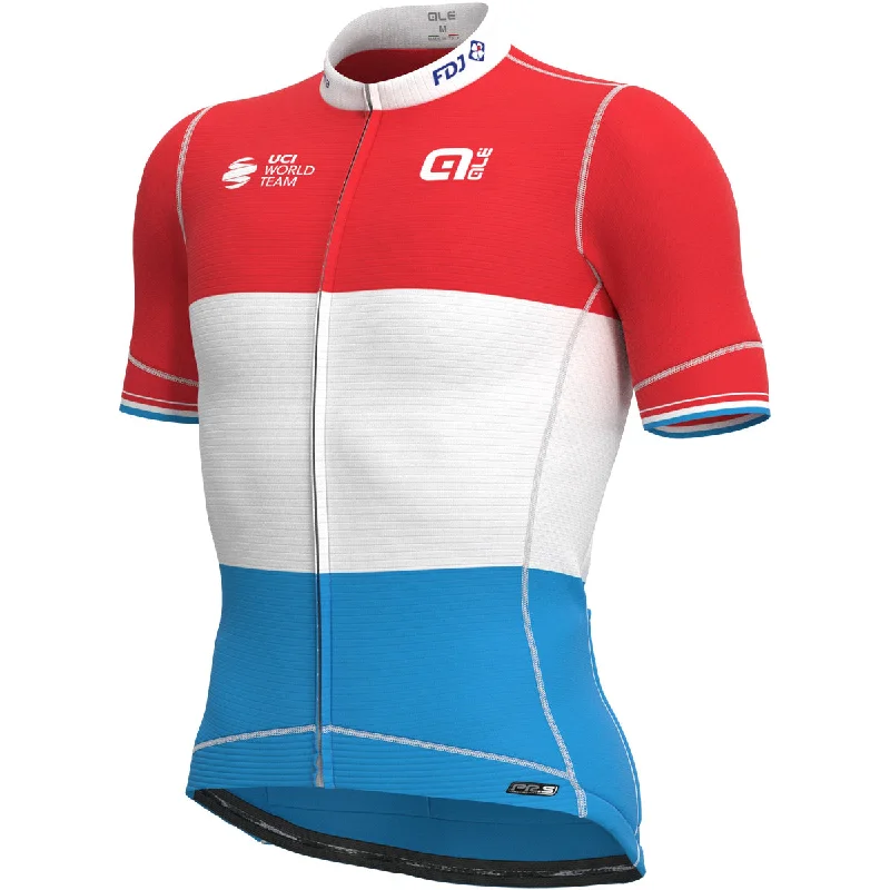 bicycle gear performance-Maglia Groupama FDJ 2022 PRS - Campione Lussemburghese