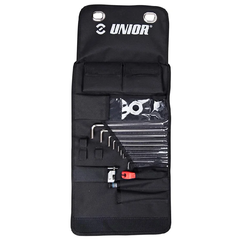 bicycle rotor performance-Unior Tool Wrap Tool Kit 14 Set