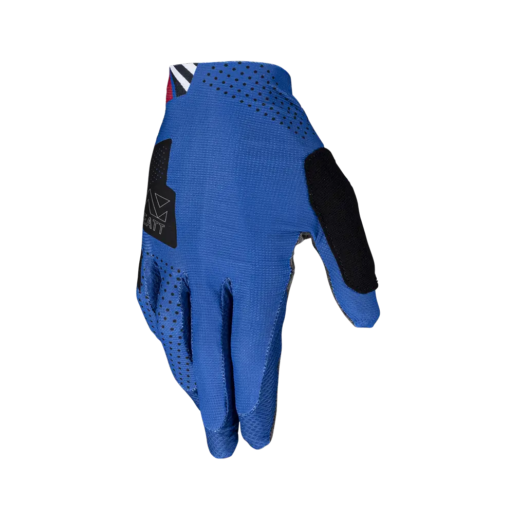 bicycle cleat robustness-Leatt Endurance 3.0 MTB Glove - Blue - 2024