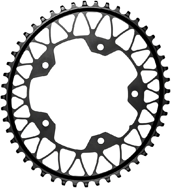 bicycle saddle strength-absoluteBLACK Oval 110 BCD Gravel Chainring - 46t 110 BCD 5-Bolt Narrow-Wide BLK