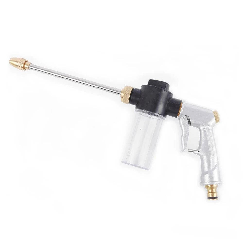 bicycle repair comfort-Car Washing Tool High Pressure Sprinkler Full Metal Hose Foam Sprayer Garden Watering Tool with 360° Rotating Water Adjustment