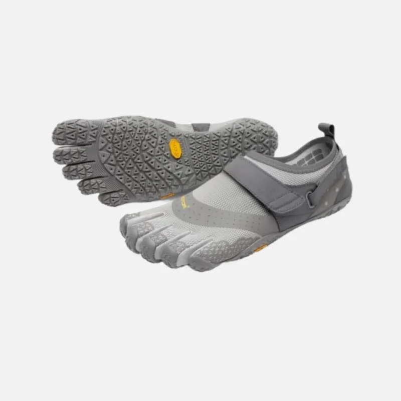 bicycle rim aerodynamics-Vibram V-Aqua Men's Barefoot Shoe -Grey