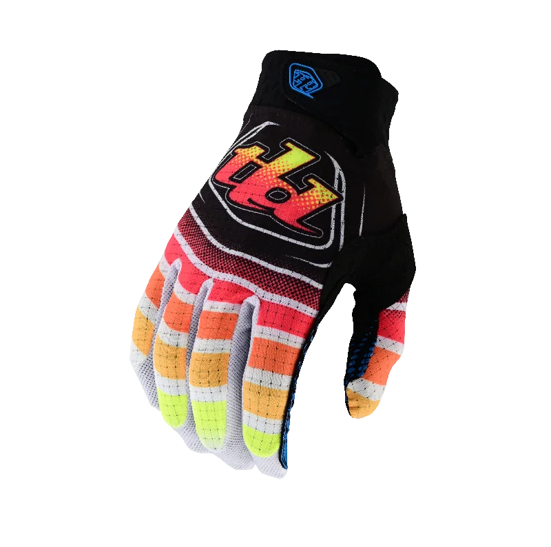 bicycle pad responsiveness-Troy Lee Designs Air MTB Glove - Youth - Wavez - Black-Multi