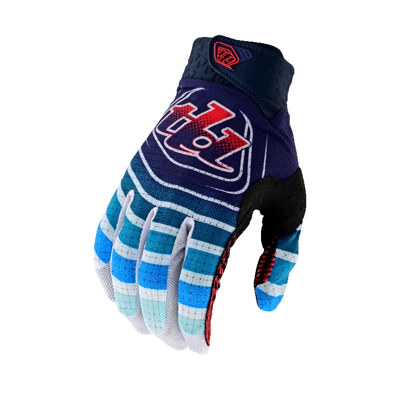 bicycle sidewall precision-Troy Lee Designs Air MTB Glove - Wavez - Navy-Red