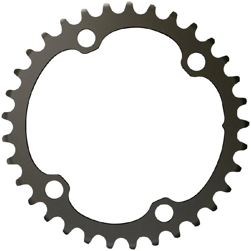 bicycle cleaner stability-SRAM Force 2x12-Speed Inner Chainring - 35t 107 BCD 4-Bolt Blast BLK For use 48t Outer