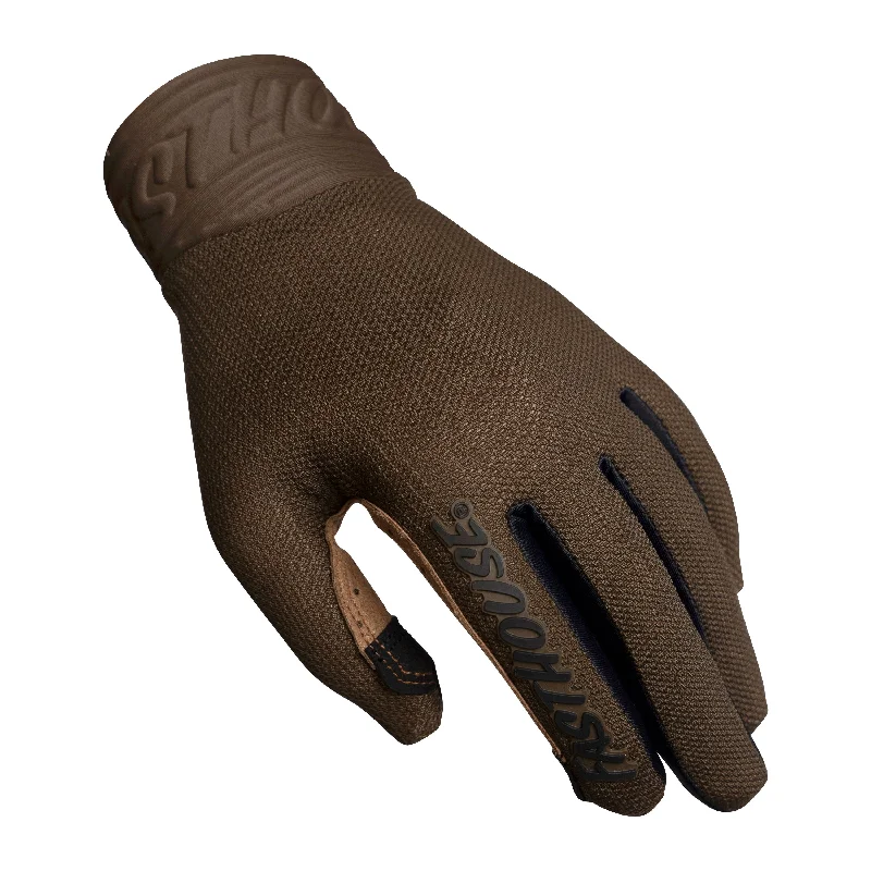 bicycle posture comfort-Fasthouse Blitz MTB Glove - Brown