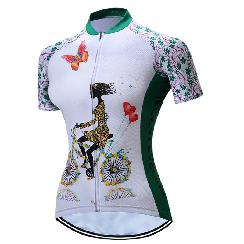 bicycle sidewall resilience-Women Bicycle Cycling Jersey/Mtb Cycling Clothing Top Maillot Roupa Ciclismo Bike Outdoor Breathable Sportswear