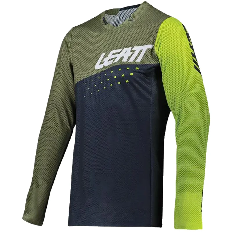 bicycle shoe performance-Maglia maniche lunghe Leatt MTB 4.0 UltraWeld - Verde