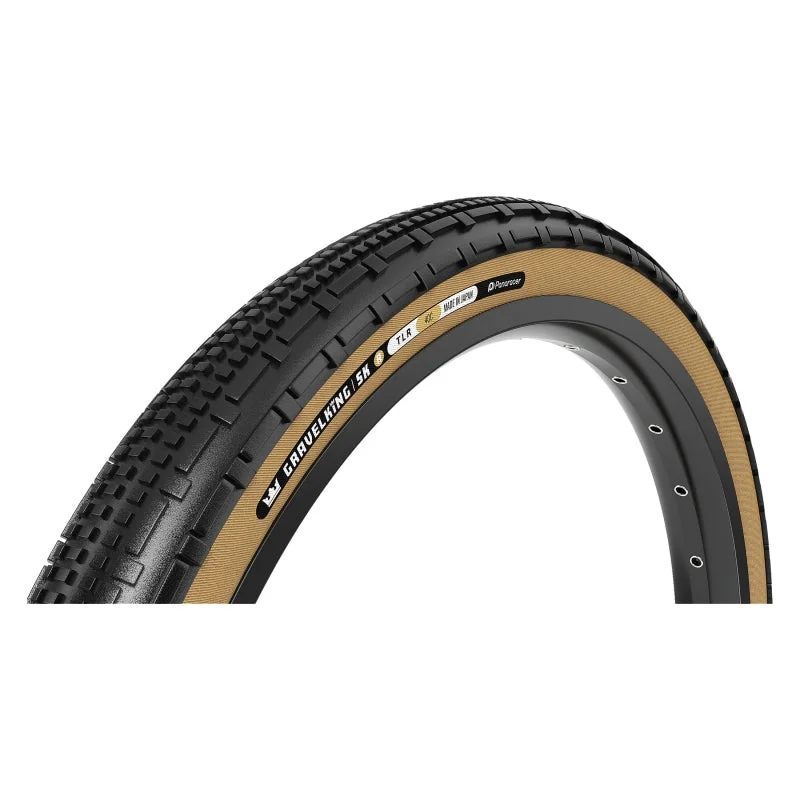 bicycle sprint comfort-Panaracer GravelKing SK R Tire - 700 x 45 Tubeless Folding Black/Amber