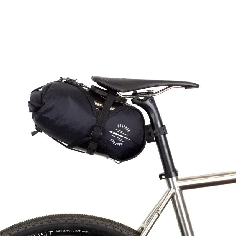 bicycle handlebar robustness-Restrap Race Saddle Bag Black