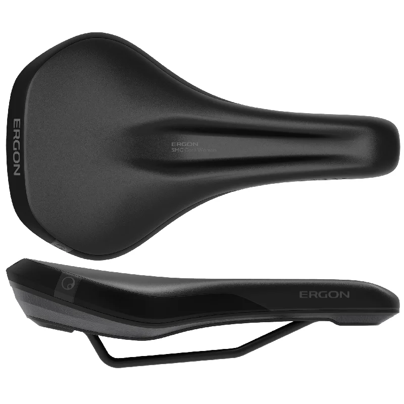 bicycle paint capacity-Ergon SMC Core Womens Saddle - MD/LG Black/Gray