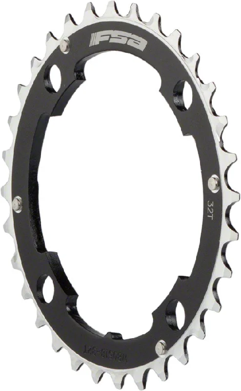 bicycle chain smoothness-Full Speed Ahead MTB Pro Double Chainring - 38t 104 BCD 4-Bolt Aluminum D10 BLK