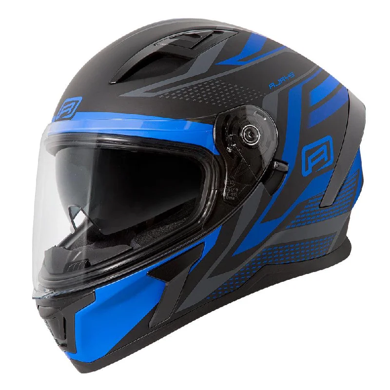 bicycle cleat responsiveness-RJAYS APEX III IGNITE HELMET - MATT BLACK/BLUE