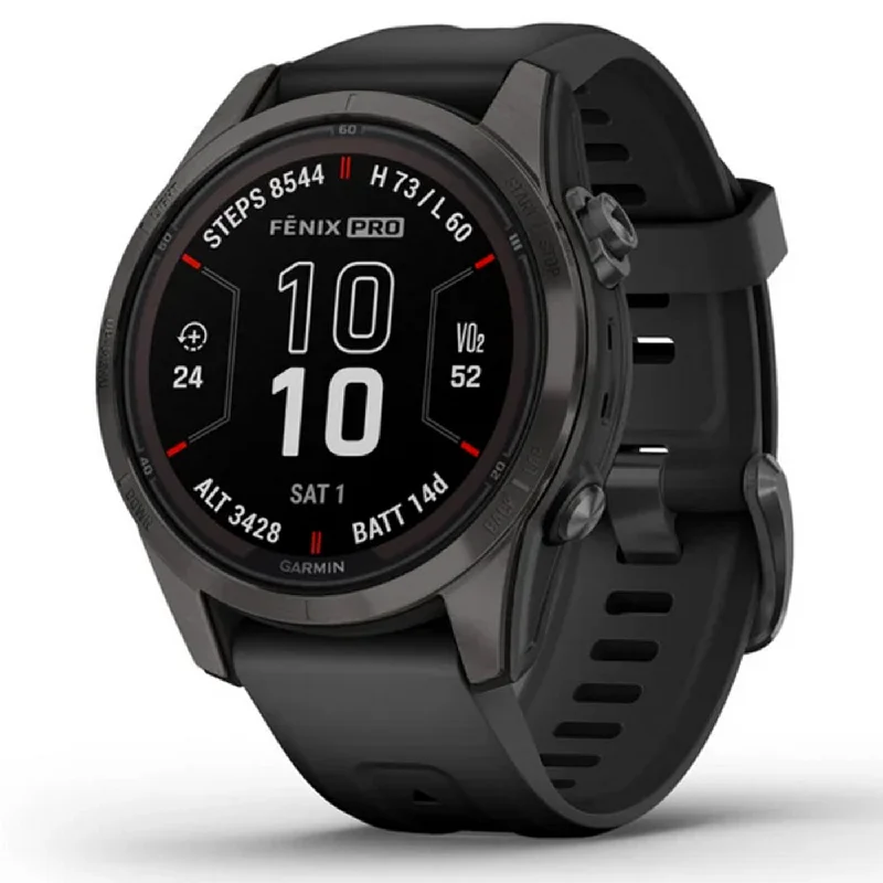 bicycle sharing comfort-Garmin Fenix 7S Pro Sapphire Solar - Nero