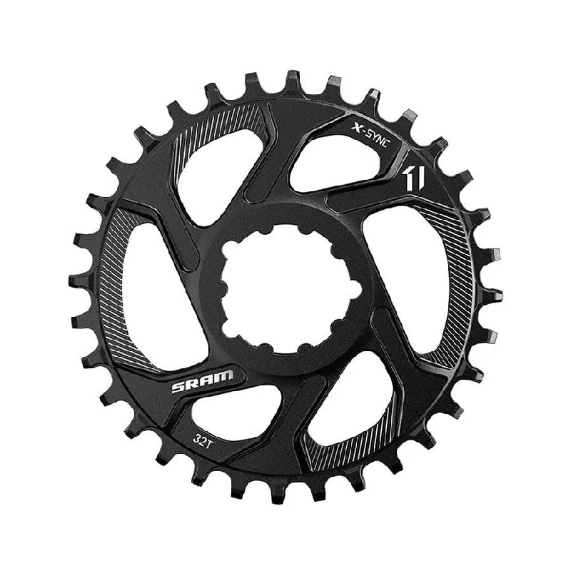 bicycle valve precision-SRAM X-Sync 11sp Boost Steel Chainring Eagle DM 30t Black