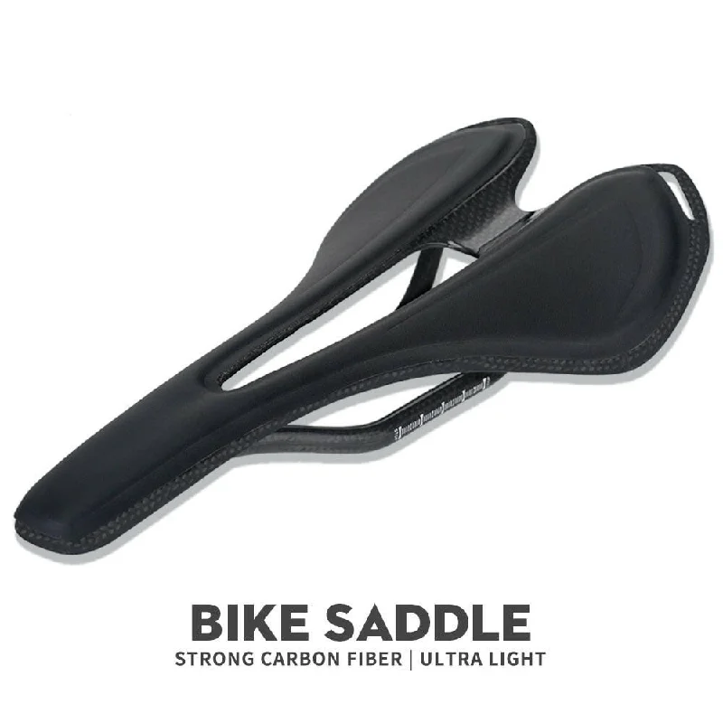 bicycle charity comfort-Bicycle Carbon Saddle Super Light Weight Mtb Saddle 125g TOUPE Leather Saddle Black Bike Saddle Seat For Bicycle