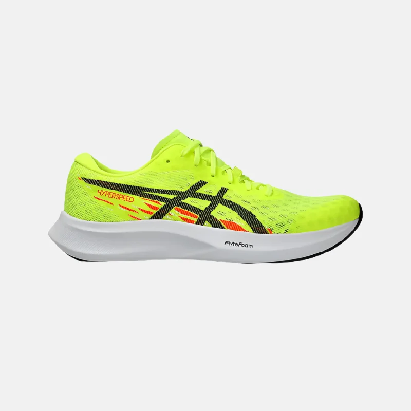 bicycle stand capacity-Asics Hyper Speed 4 Men's Running Shoes -Safety Yellow/Black