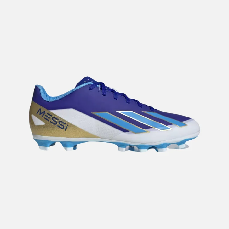 bicycle gear performance-Adidas X Crazyfast Messi Club Flexible Ground Unisex Football Shoes -Lucid Blue/Blue Burst/Cloud White