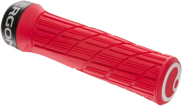 bicycle rotor comfort-Ergon GE1 Evo Slim Grips - Risky Red, Lock-On