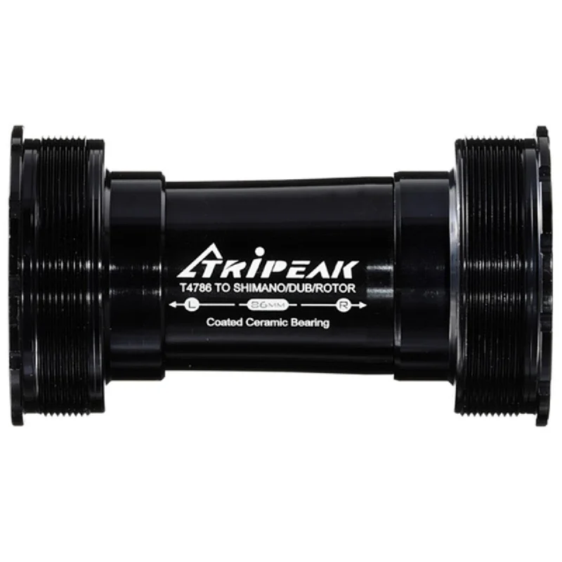 bicycle cleat reliability-Tripeak T47 3-in-1 Ceramic Bottom Bracket-NCT Shimano/SRAM/Rotor (86mm)