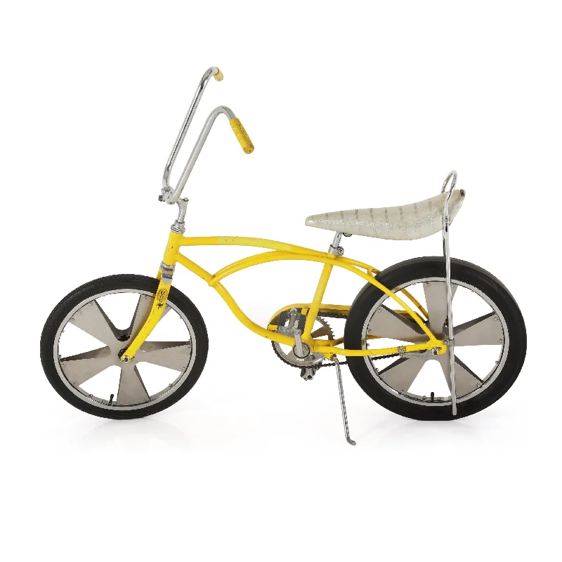 bicycle cleaner precision-Vintage Yellow Kids Cruiser Bike