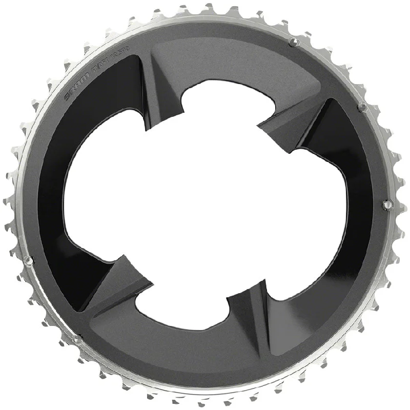 bicycle chainline efficiency-SRAM Rival 2x12-Speed Outer Chainring - 48t 107 BCD BLK For use 35t Inner