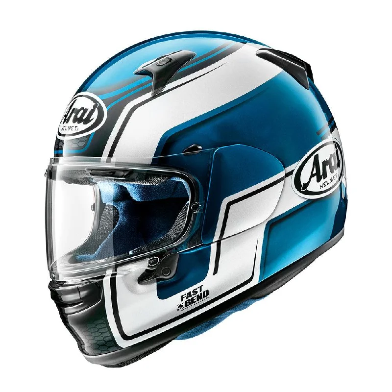 bicycle rotor efficiency-ARAI PROFILE V HELMET - BEND BLUE