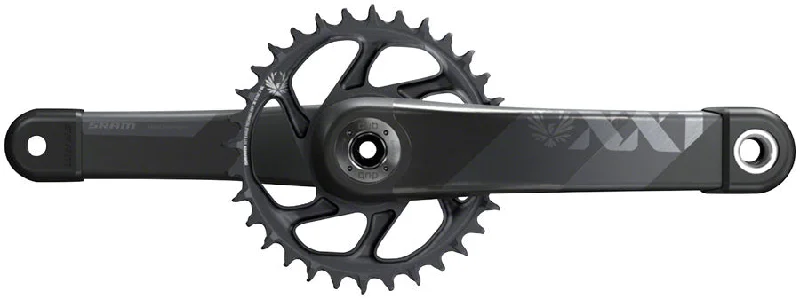 bicycle chain performance-SRAM XX1 Eagle DUB Crankset Speed: 11/12 Spindle: 28.99mm BCD: Direct Mount 32 DUB 175mm Grey 55mm