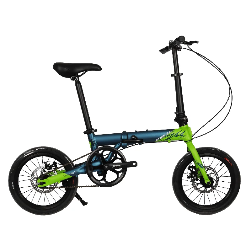 Minimojo Foldable Bicycle for Kids, Juniors and Ladies - Compact & Adjustable