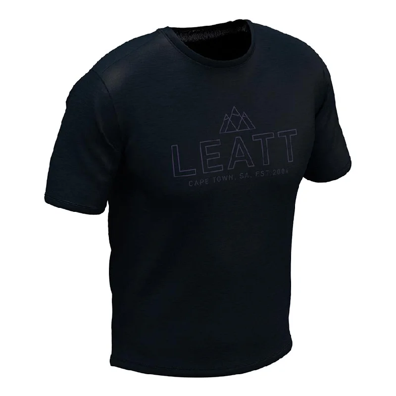 bicycle sidewall capacity-Leatt MTB Trail 1.0 Men Jersey Black XS