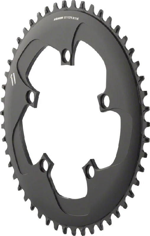 bicycle saddle strength-SRAM X-Sync 11-Speed 48T 110mm Chainring Black