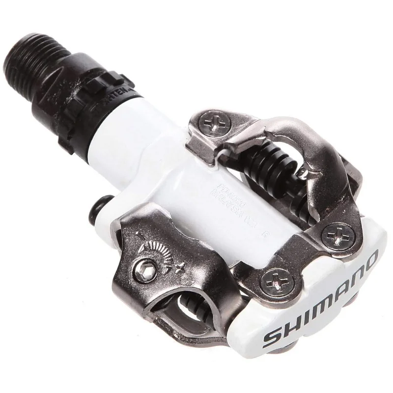 bicycle pedal strength-Shimano PD-M520 Pedals - White