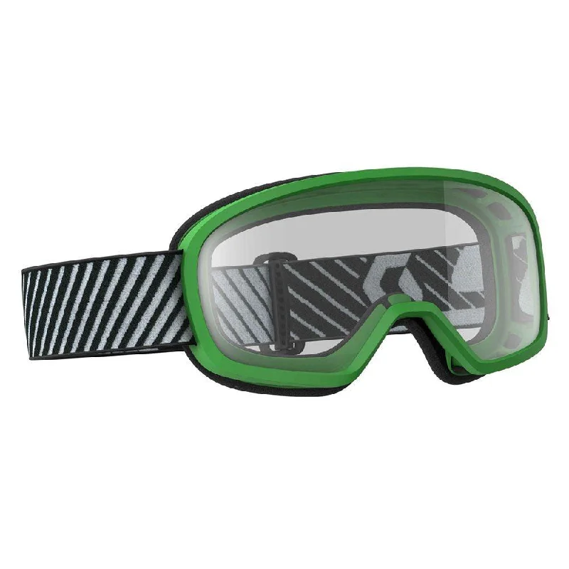 bicycle pedal responsiveness-SCOTT 2021 BUZZ MX YOUTH GOGGLES - GREEN (CLEAR)