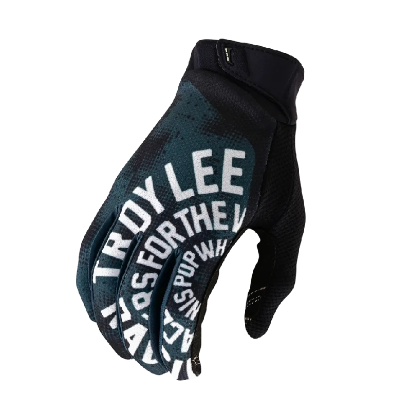 bicycle saddle weight-Troy Lee Designs GP Pro MTB Glove - Carlsbad 97 - Black