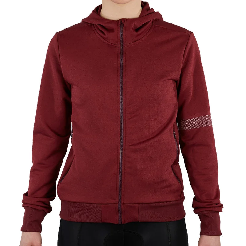 bicycle cleat responsiveness-Felpa donna Sportful Giara Hoodie - Bordeaux