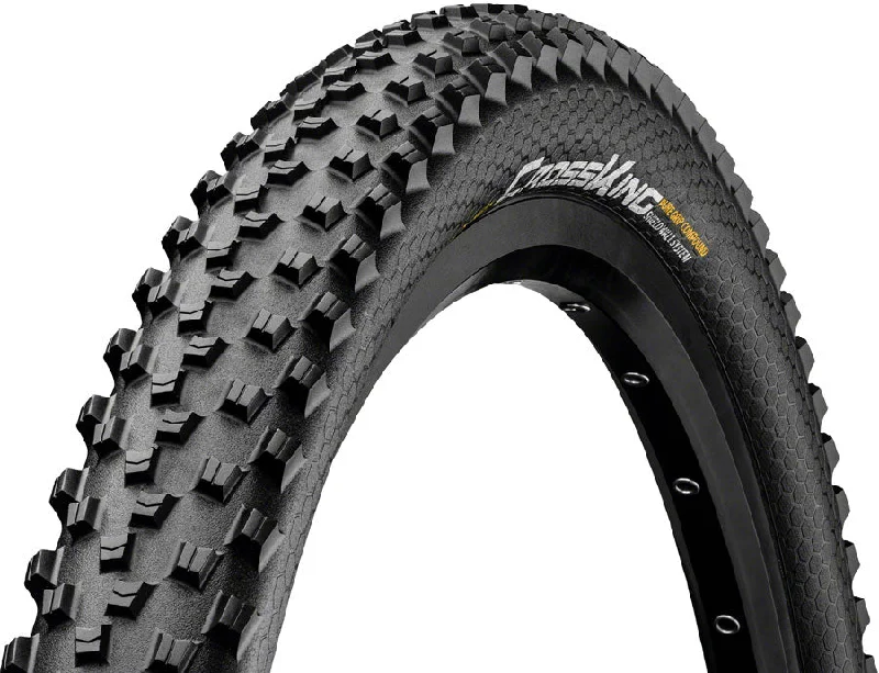 bicycle chain strength-Continental Cross King Tire - 27.5 x 2.30 Tubeless Folding BLK PureGrip ShieldWall System E25