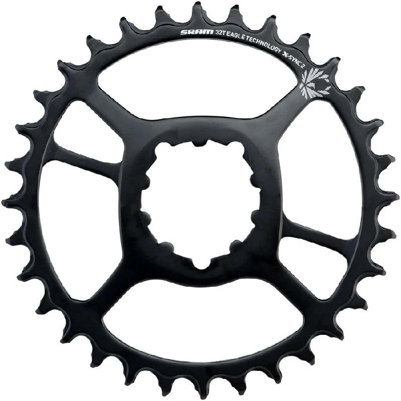 bicycle brake robustness-SRAM X-Sync 2 Eagle Steel Direct Mount Chainring 34T 6mm Offset