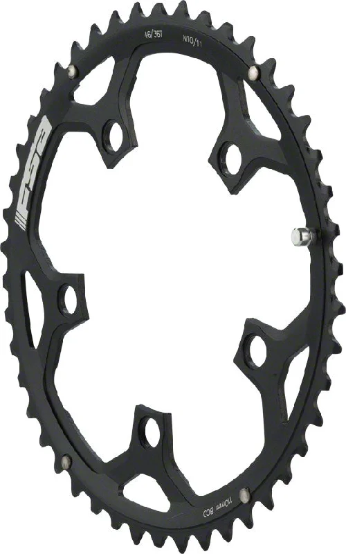 bicycle sidewall versatility-Full Speed Ahead Pro Road Chainring - 46t 110 BCD Aluminum N11 Black