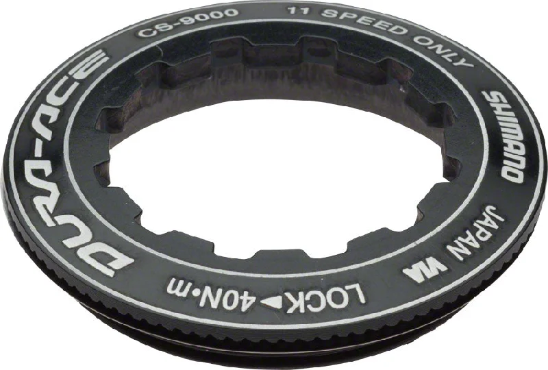 bicycle chain adaptability-Shimano Dura-Ace CS-9000 11-Speed Cassette Lockring