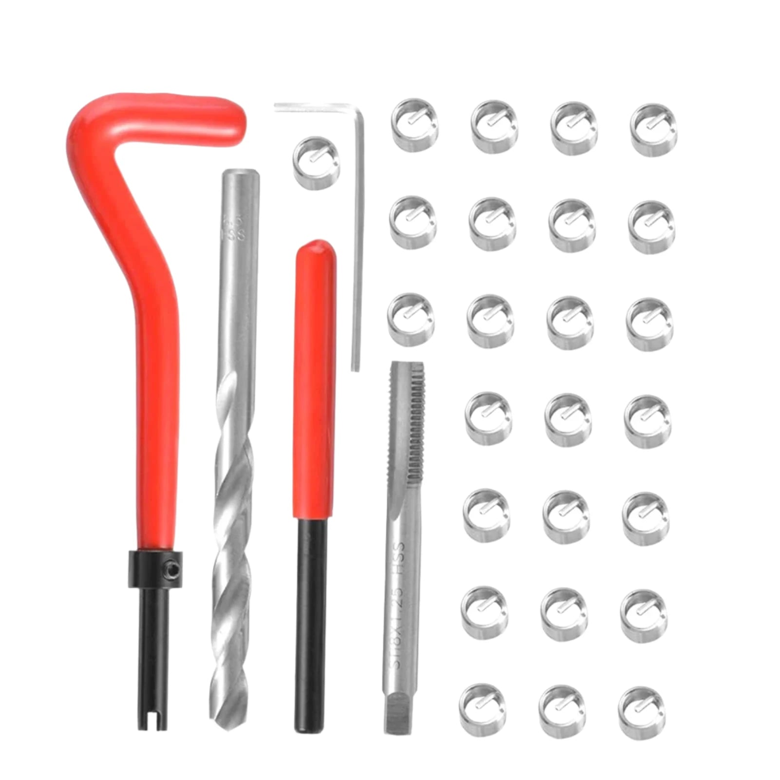 bicycle sharing comfort-15pcs/20pcs/30pcs Metric Thread Repair Insert Kit M5 M6 M8 M10 M12 M14 Helicoil Car Pro Coil Tool Car Repair Tool