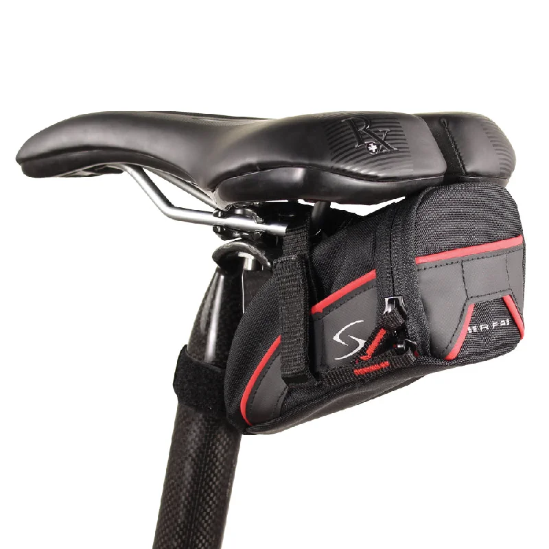 bicycle handlebar adaptability-Serfas Saddle Bag Stealth Bag Small LT-3BL Small  -Live4Bikes