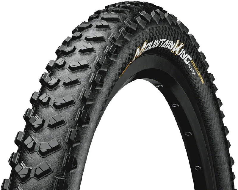 bicycle tire strength-Continental Mountain King Tire - 27.5 x 2.30 Tubeless Folding BLK BLKChili ProTection E25