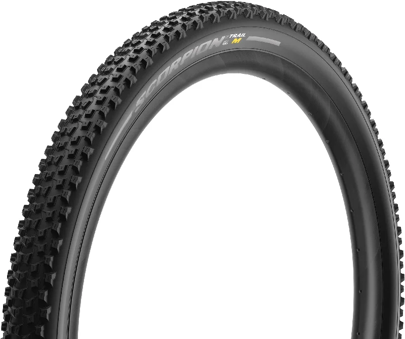 bicycle handlebar reliability-Pirelli Scorpion Trail M (SmartGRIP) MTB Tyre - Black