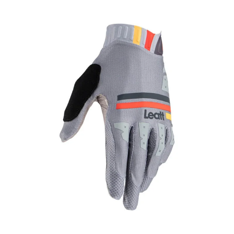 bicycle rust durability-Leatt X-Flow 2.0 MTB Glove - Titanium