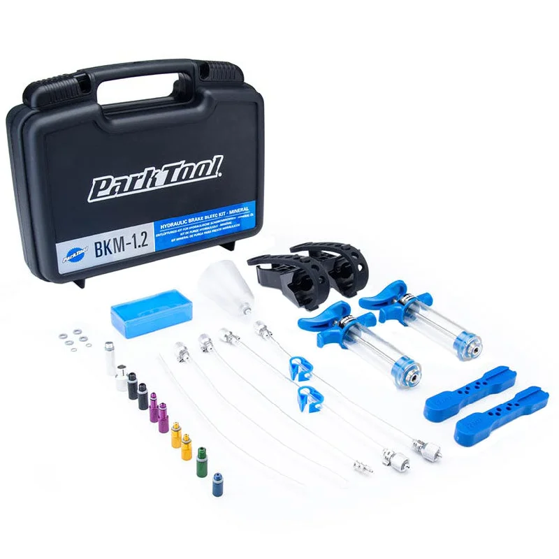 bicycle seatpost ergonomics-Park Tool BKM-1.2 Hydraulic Brake Bleed Kit – Mineral Oil