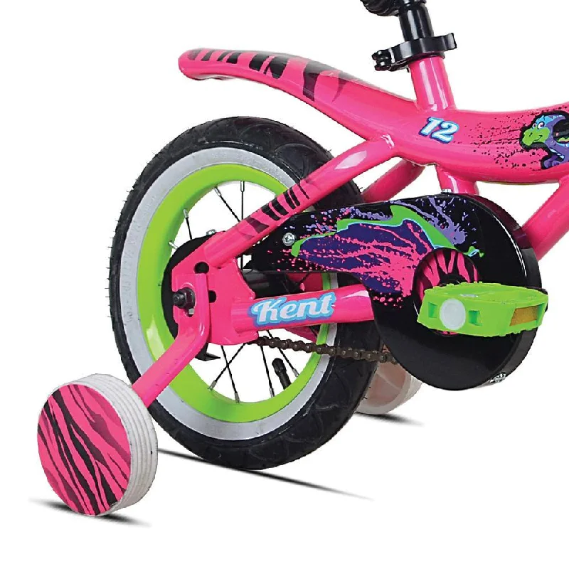 bicycle workshop comfort-12" Kids Training Wheel Set, Replacement Pink/White