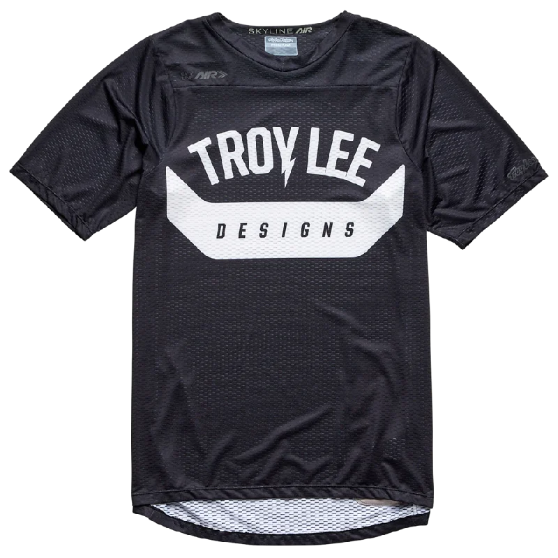 bicycle paint versatility-Troy Lee Designs Skyline Air Short Sleeve MTB Jersey - Air Core - Black