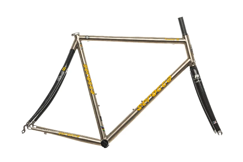 bicycle chain comfort-Serotta Legend Ti 58cm Frameset