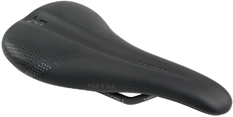 bicycle tool durability-WTB Silverado 265 Medium Fusion Form Stainless Cycling Saddle - Black